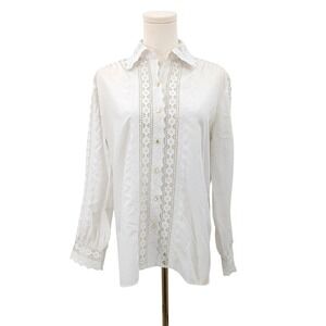 Vintage White Lace Blouse Adelaar-Matson‎ USA Made Victorian Prairie Cottagecore